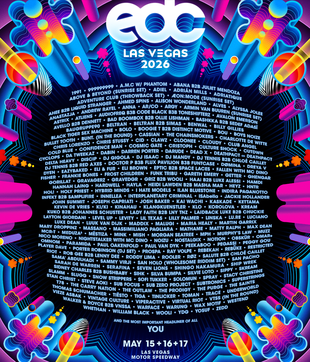 This is EDC's 2026 Lineup